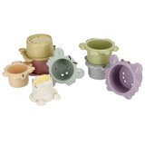 BamBam Stacking Cups zložljivi lončki 6m+ Tower 8 kos | Shoptok.si