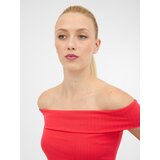 Orsay Red women's short-sleeved T-shirt - Women's | Shoptok.si