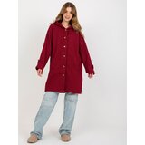 RELEVANCE Coat-RV-PL-8449.98P-burgundy | shoptok.hr