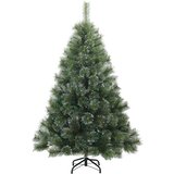 vidaXL Umjetno božićno drvce s stalakom Zelena 120 cm PE i PVC | shoptok.hr