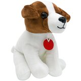 Unikatoy pas sjedeći bijelo smeđi 18cm 902332 | shoptok.hr