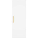 vidaXL Visoka omara bela 34,5x34x180 cm inženirski les | Shoptok.si