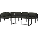  6-dijelna vrtna garnitura s jastucima aluminijska antracit | shoptok.hr