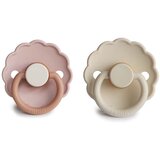 FRIGG® tolažilna duda daisy natural rubber biscuit & cream | Shoptok.si