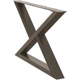  Noge za klub stolić 2 kom. Prirodni čelik 70 x (42-43,3) cm Čelik | shoptok.hr