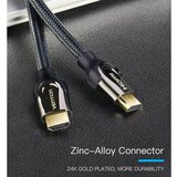  HDMI 2.0 4K kabl 10m metalno kuciste, pozlacen konektor, platnom presvucen kabl crni | Eponuda.com