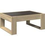  Stolić s beskonačnim LED svjetlima boja hrasta 70 x 53 x 30 cm | shoptok.hr