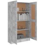 Ormarić za knjige boja betona 82,5x30,5x150cm konstruirano drvo | Eponuda.com