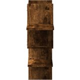 vidaXL Zidna polica boja hrasta 124,5x18x60,5 cm konstruirano drvo | shoptok.hr