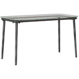  Stol za vrt Crna 80 x 40 x 45 cm poliratan | shoptok.hr