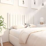  Posteljno vzglavje belo 125,5x4x100 cm trdna borovina, (20646388) | Shoptok.si
