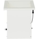 Vrtna posuda za sadnju s LED svjetlom Bijela 30 x 30 x 30 cm - Bijela 30 x 30 x 30 cm 1 | shoptok.hr