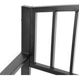  Vrtna klupa s naslonom, park klupa za terasu i balkon, metalna konstrukcija | shoptok.hr