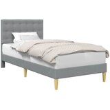  Krevetna konstrukcija Svjetlosiva 90 x 190 cm Tkanina | Eponuda.ba