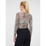 Orsay Black Women's Patterned Long Sleeve T-Shirt - Women's | Shoptok.si