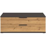 XORA Nizka Omarica Endora, Barva Hrasta, Barva Grafita | Shoptok.si