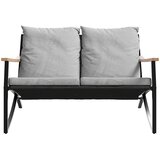  5-dijelni set balkonskog namještaja s jastucima crni čelični | shoptok.hr