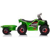 Lean_Toys Zeleni baterijski štirikolesnik XMX630T s prikolico | Shoptok.si