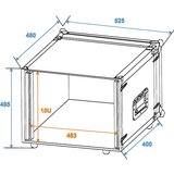  Rack ohišje, 10 HE 38 cm globine - Audio-Kondric | Shoptok.si