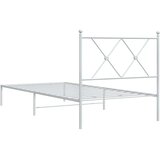 Metalni okvir za krevet s uzglavljem bijeli 90 x 190 cm | shoptok.hr