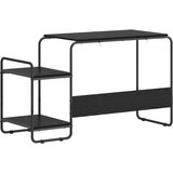  Stol s pohranom Crni hrast 131.5 x 50 x 75.5 cm | shoptok.hr