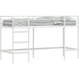  Okvir Krevet za Dječji Loft Bijelo 99,5 x 190 cm Čelik | shoptok.hr