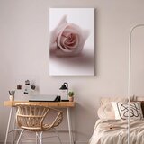  Slika - Floral Glamour Glow (1-part) - Delicate and Pastel Pink Rose 20x30 | shoptok.hr