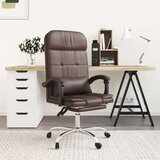  Masažni uredski naslonjač od umjetne kože smeđi | shoptok.hr