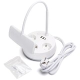 Aigostar LED prigušiva stolna lampa sa utičnicama i USB portom LED/4,6W/230V bela | Eponuda.com