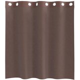 Voile zavjese s ušicama 2 kom smeđe 140x140 cm | shoptok.hr