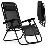 Modern Home BAŠTENSKA FOTELJA ZERO GRAVITY BLACK | ePonuda.com