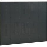  Sobne pregrade s 5 panela 2 kom antracit 200 x 180 cm čelične | Shoptok.si