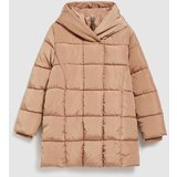 Marisse Quilted Jacket With Hood, Dark Beige | ePonuda.com