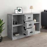  Komoda siva boja betona 104,5x35,5x67,5cm od konstruiranog drva | shoptok.hr
