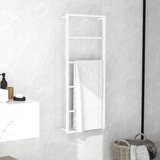  Vješalica za ručnike Bijela 45x10x115 cm Čelik | shoptok.hr