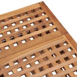  Zložljiva jedilna garnitura 3-delna z blazinami trdna tikovina, (20973284) | Shoptok.si