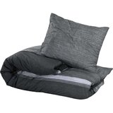  Set posteljine za poplun tamnosivi 140 x 200 cm pamučni200x200 | shoptok.hr