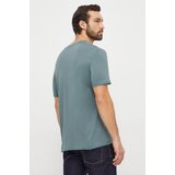 Hugo Bombažna kratka majica zelena barva | Shoptok.si