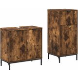  Set namještaja za kupaonicu s ladicama 2 pcs Dimljeni hrast | Eponuda.ba