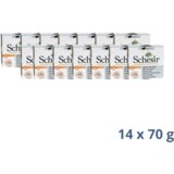 Schesir cat - tunjevina i brancin u prirodnom sosu - 980 g Cene