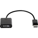 F7W96AA adapter [1x muški konektor DisplayPort - 1x ženski konektor DVI, 24 + 1 pol] crna