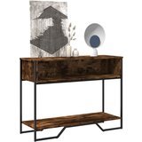 vidaXL Konzolni stol boja hrasta 100 x 35 x 74,5 cm konstruirano drvo Cijene
