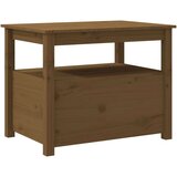  Klubska mizica medeno rjava 71x49x55 cm trdna borovina, (20712393) | Shoptok.si