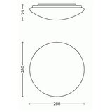 Philips 31801/31/EO - LED stropna svetiljka MYLIVING SUEDE LED/9,6W/230V | Eponuda.com