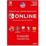 Online Individual Membership 3 Months - Nintendo Key - United States