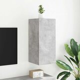 TV ormarić s LED svjetlima siva boja betona 30,5 x 35 x 70 cm | shoptok.hr