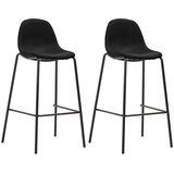  3-dijelni barski set od tkanine crni | shoptok.hr