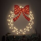  Vijenac s 150 LED svjetlima Topla bijela 121 x 121 x 10 cm PET | Eponuda.com