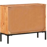  Komoda 88 x 30 x 73 cm od masivnog bagremovog drva | shoptok.hr