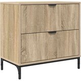 vidaXL Noćni ormarić sonoma hrast 63.5 x 36 x 61 cm Konstruirano drvo | shoptok.hr